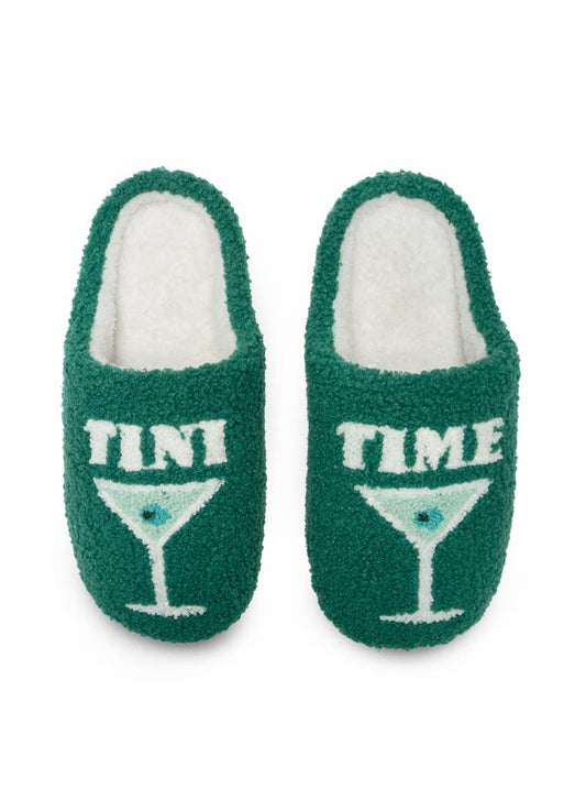 Indoor / Outdoor Slippers - Martini "Tini Time"