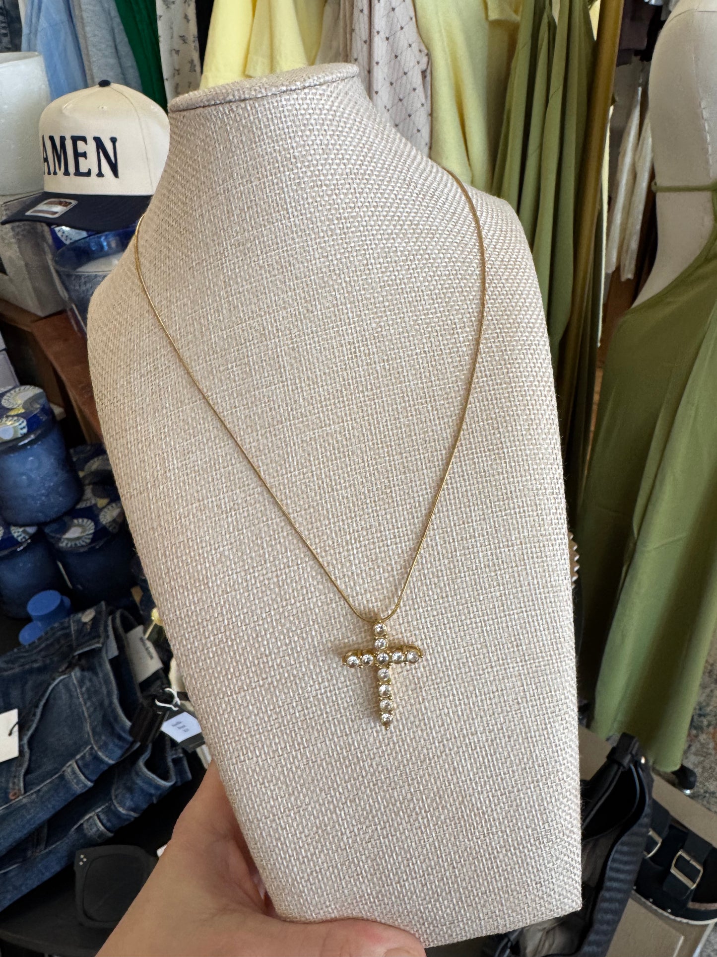 Esther Cross Necklace