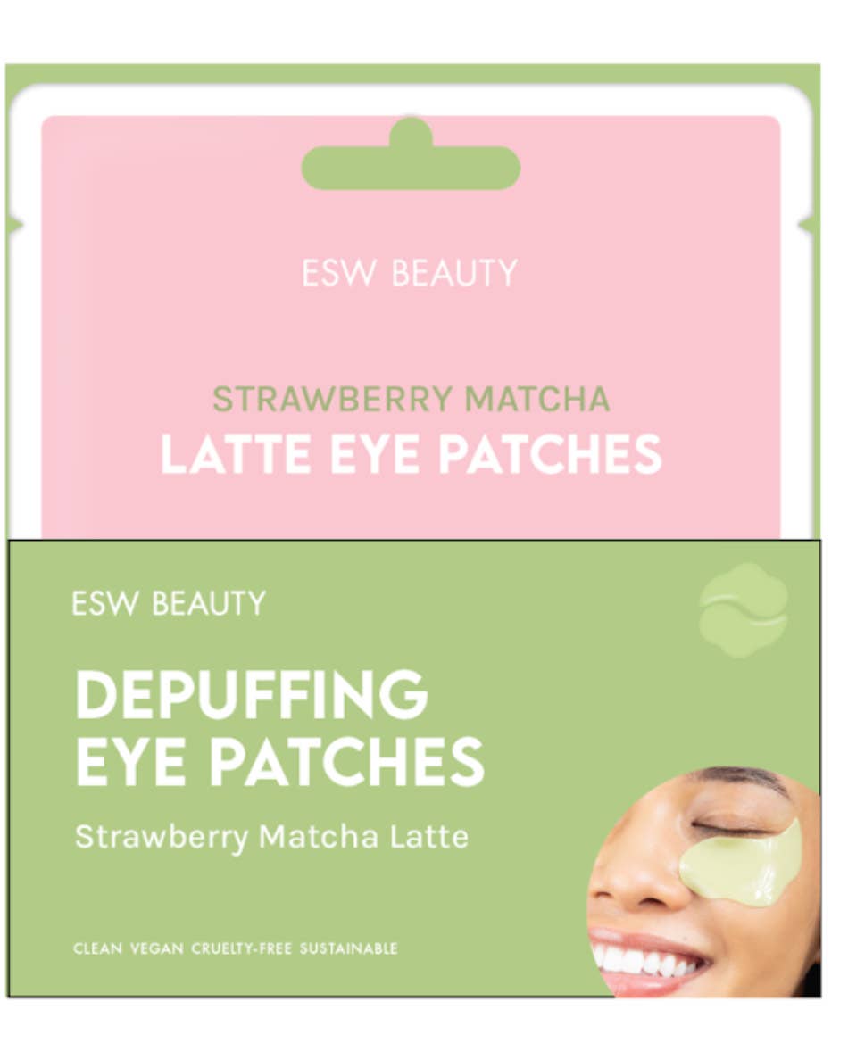 Strawberry Matcha Latte Depuffing & Hydrating Eye Patches