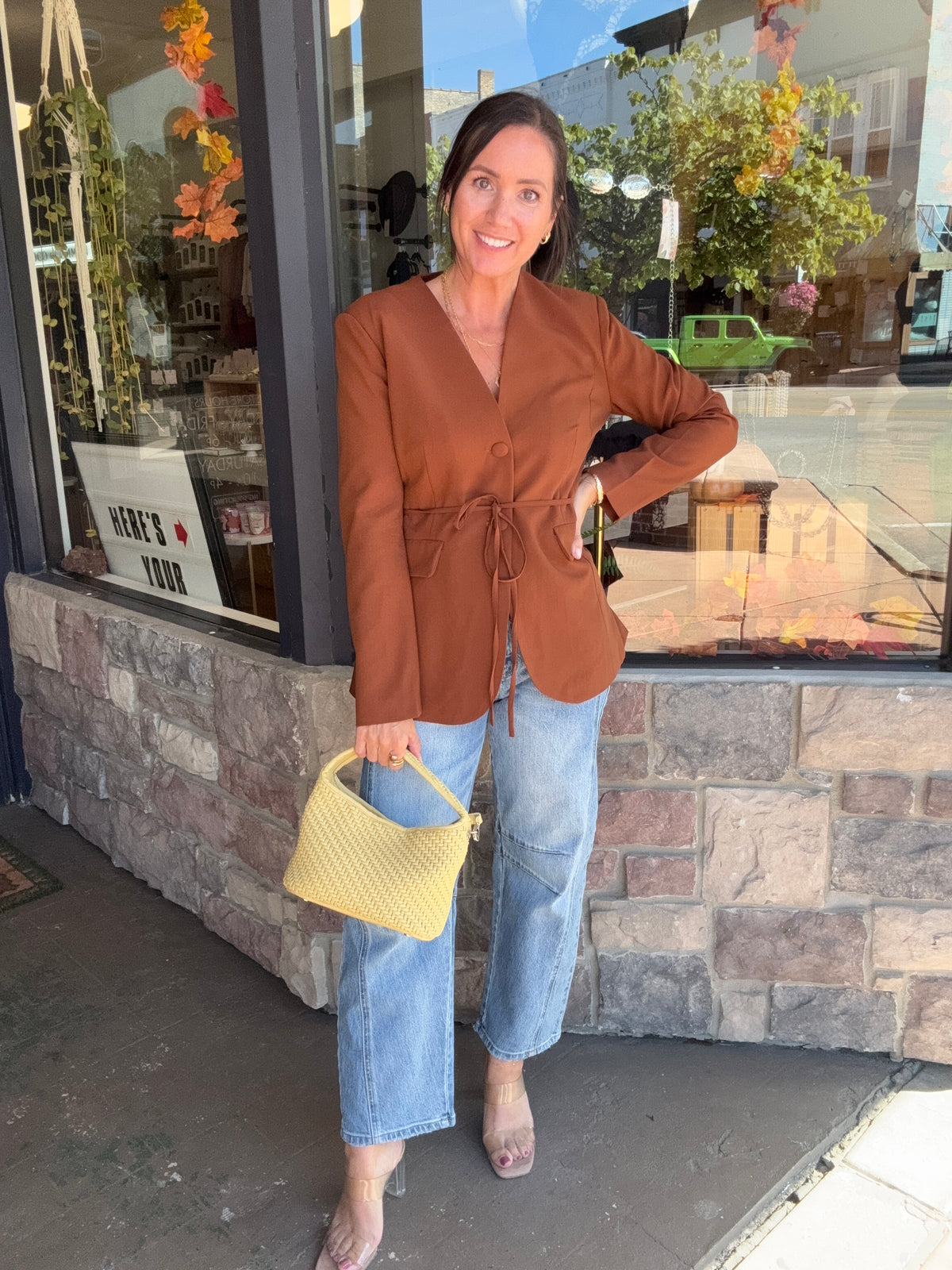 Monroe Tie-Waist Blazer