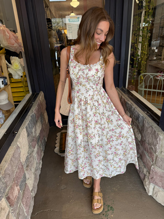 Petal & Promise Midi Dress