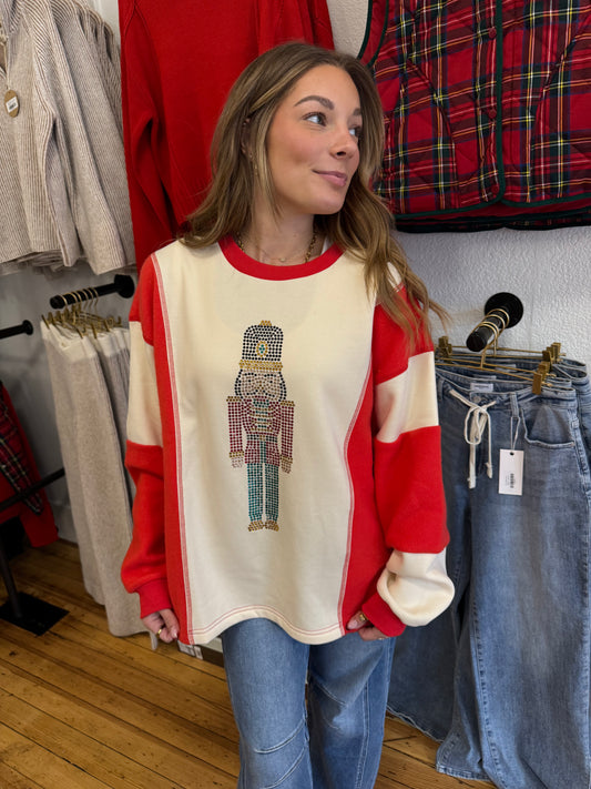 The Nutcracker Stripe Crewneck