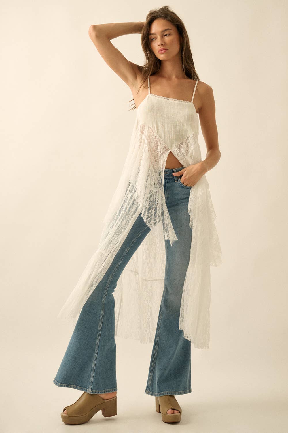 Desert Dusk Lace Top