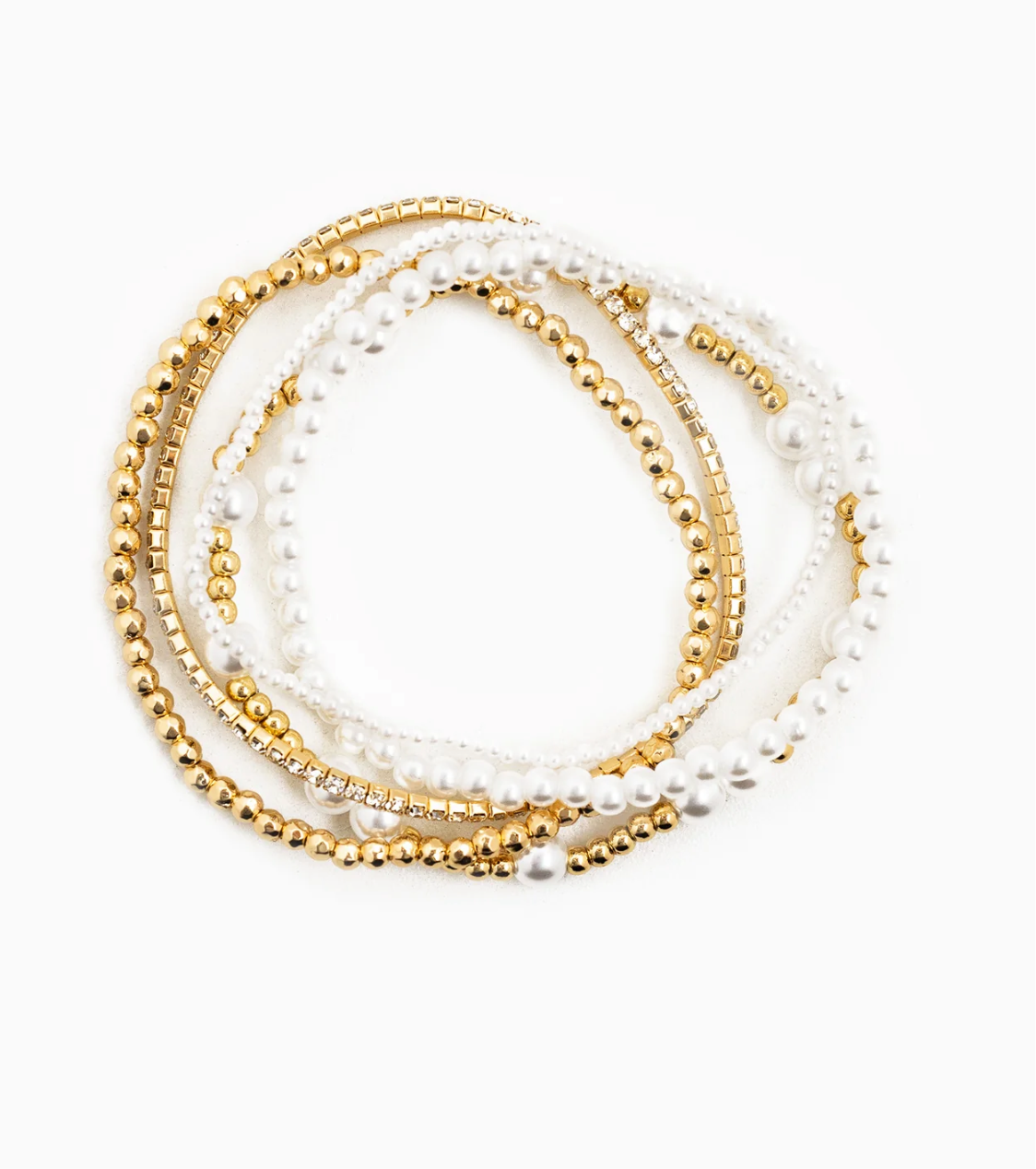 Pearl Beaded Diamond Bracelet