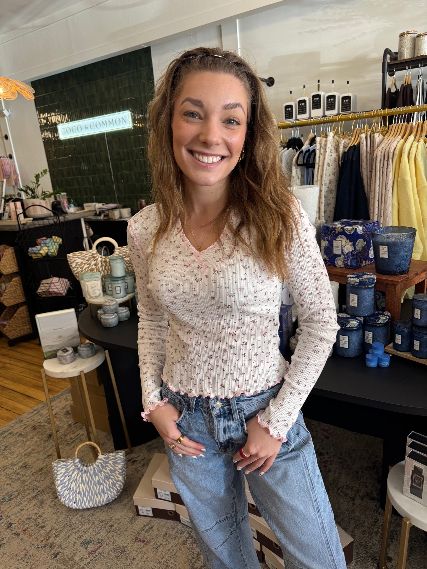 Rosie Pointelle Top
