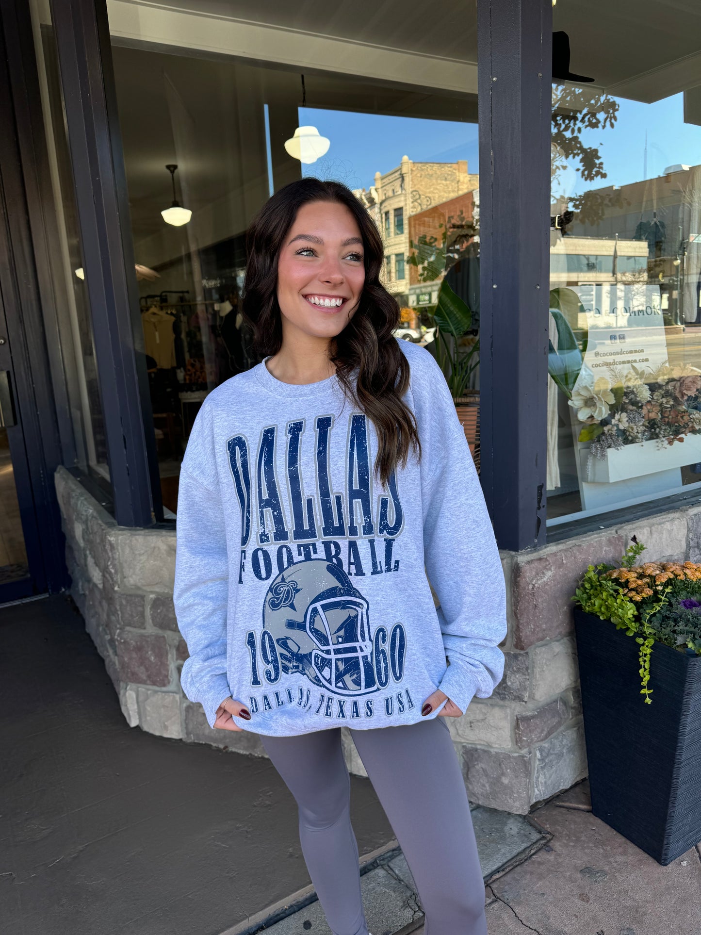 Dallas Football Oversized Sweatshirt