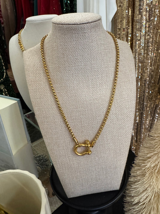 Locket Necklace - Gold