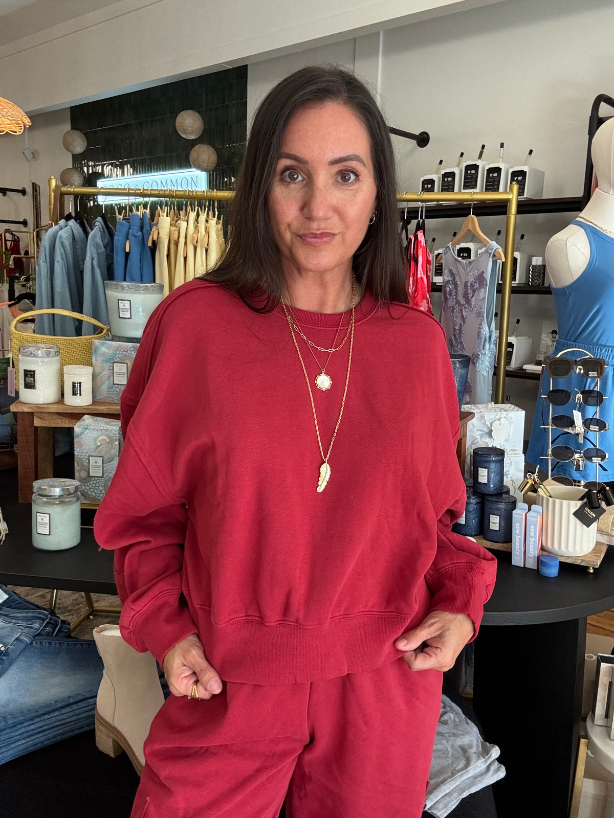 Starstruck Sweatshirt - Red