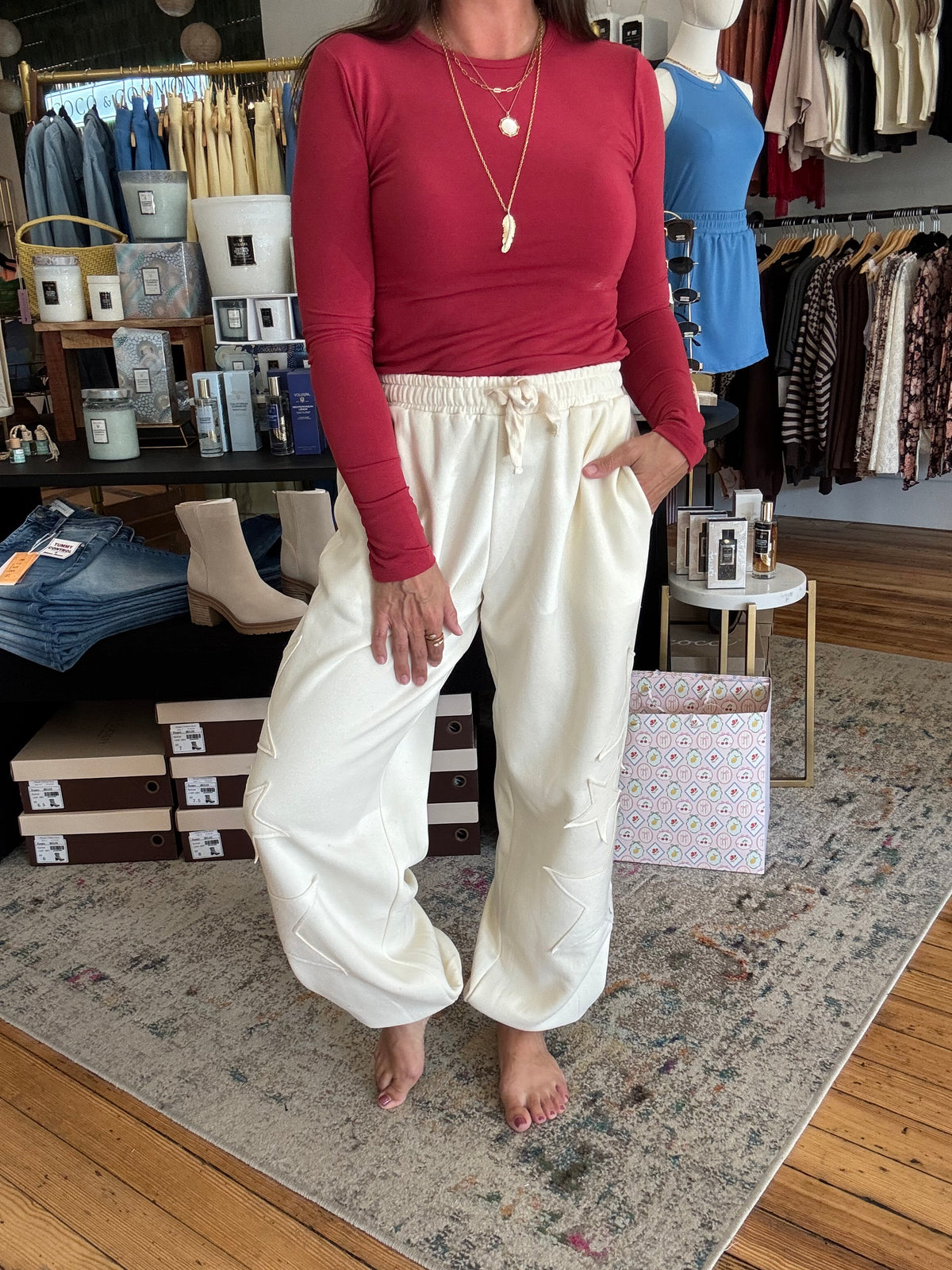 Starstruck Sweatpants - Cream