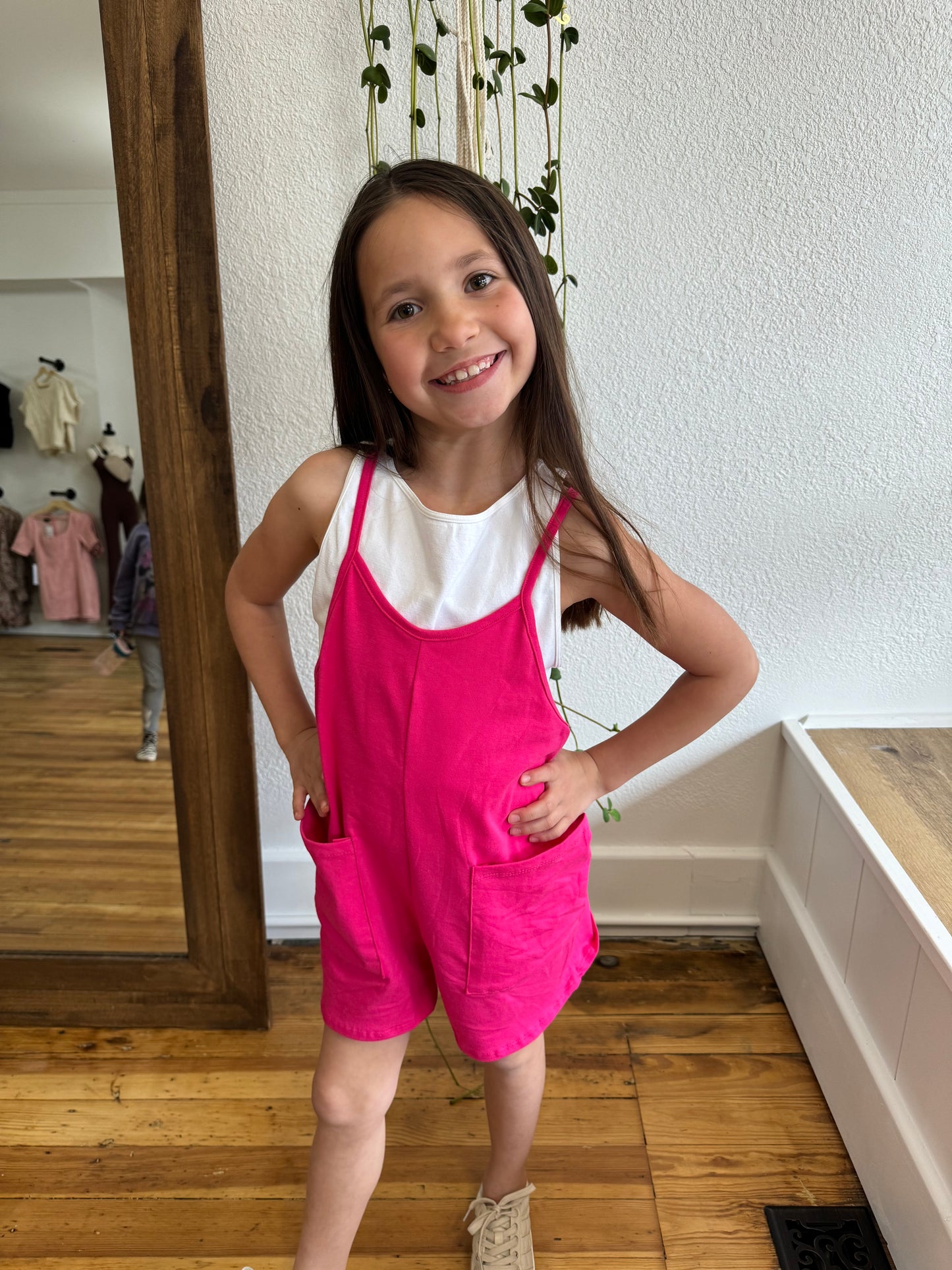 Little Girl's Sleeveless Short Romper