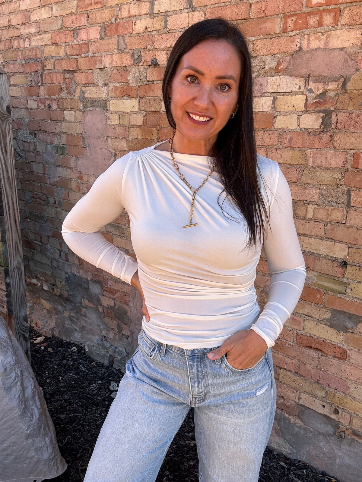 Camille Ruched Top