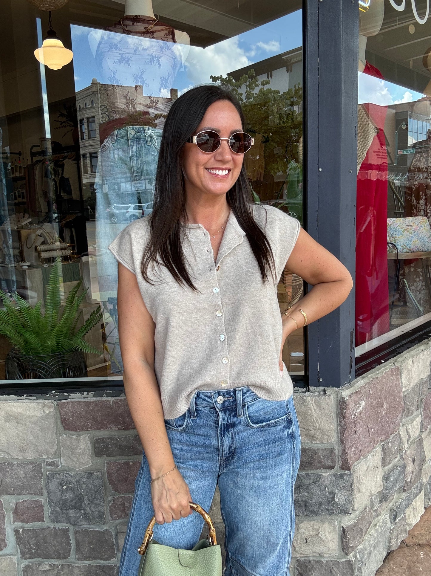 Aspen Knit Button Down