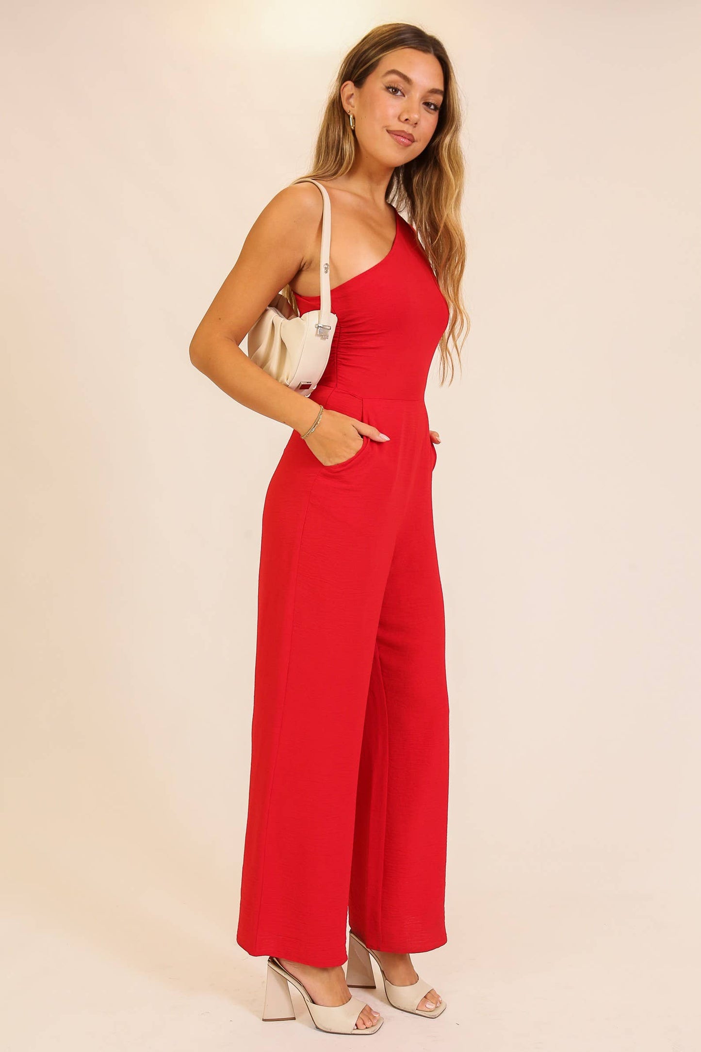 Amelia One-Shoulder Jumpsuit
