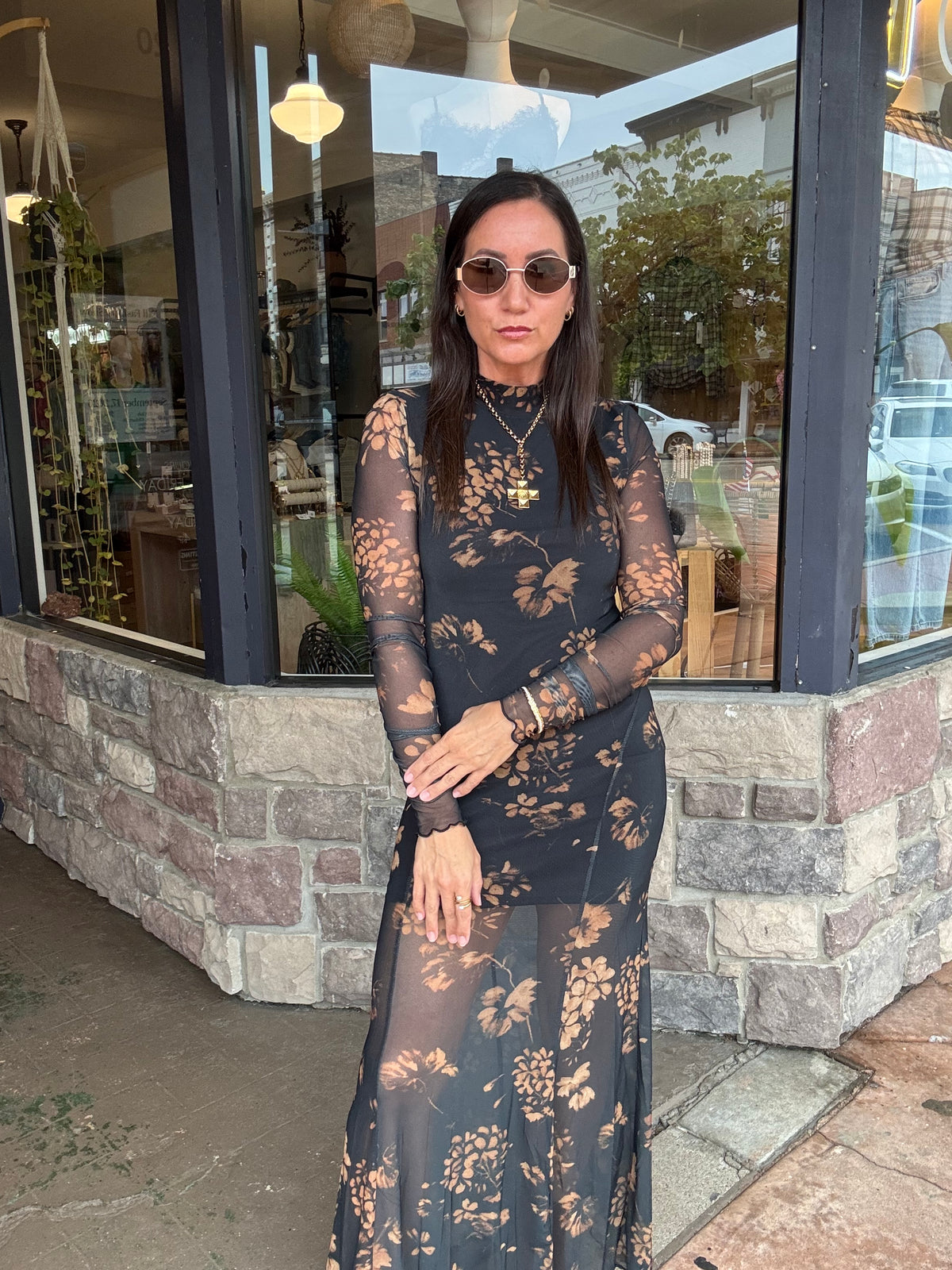 Ember Bloom Maxi Dress