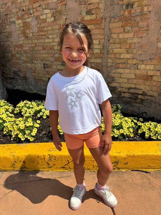 Desert Flower Biker Short Set (Toddler)