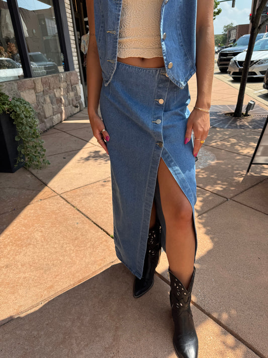 Blue Ridge Denim Skirt