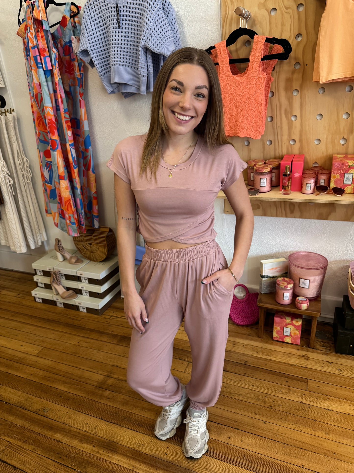 Off Duty Set - Mauve