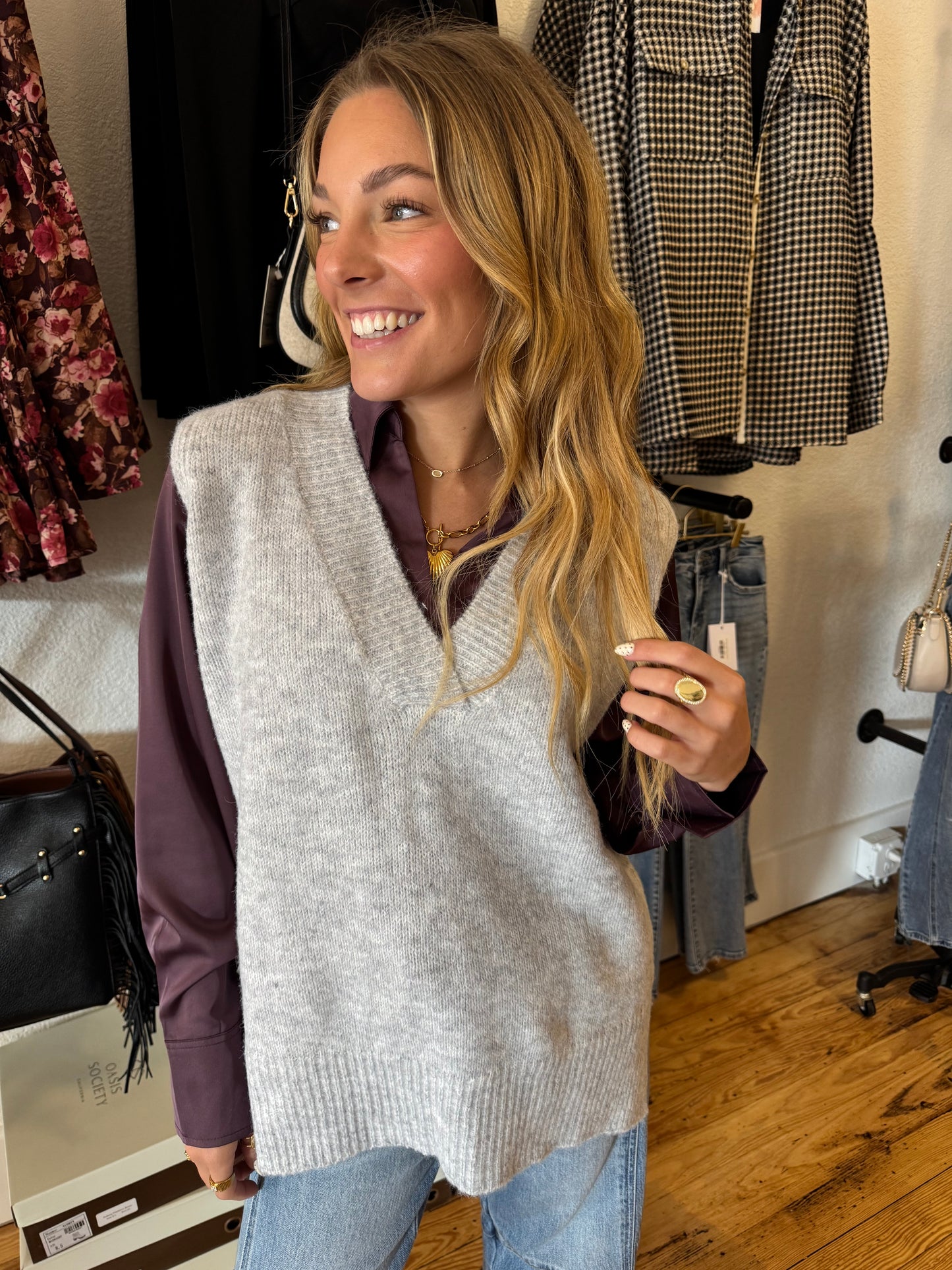 The Spark Blouse - Plum