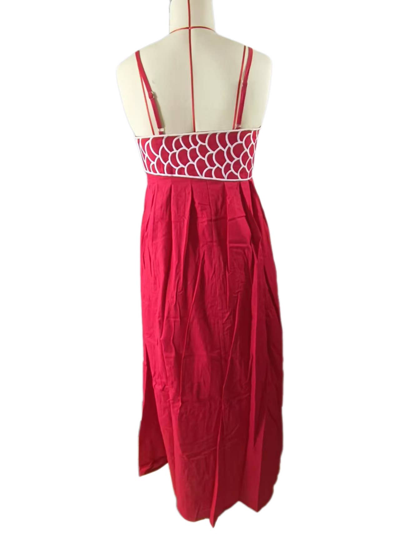 Crimson Current Maxi Dress
