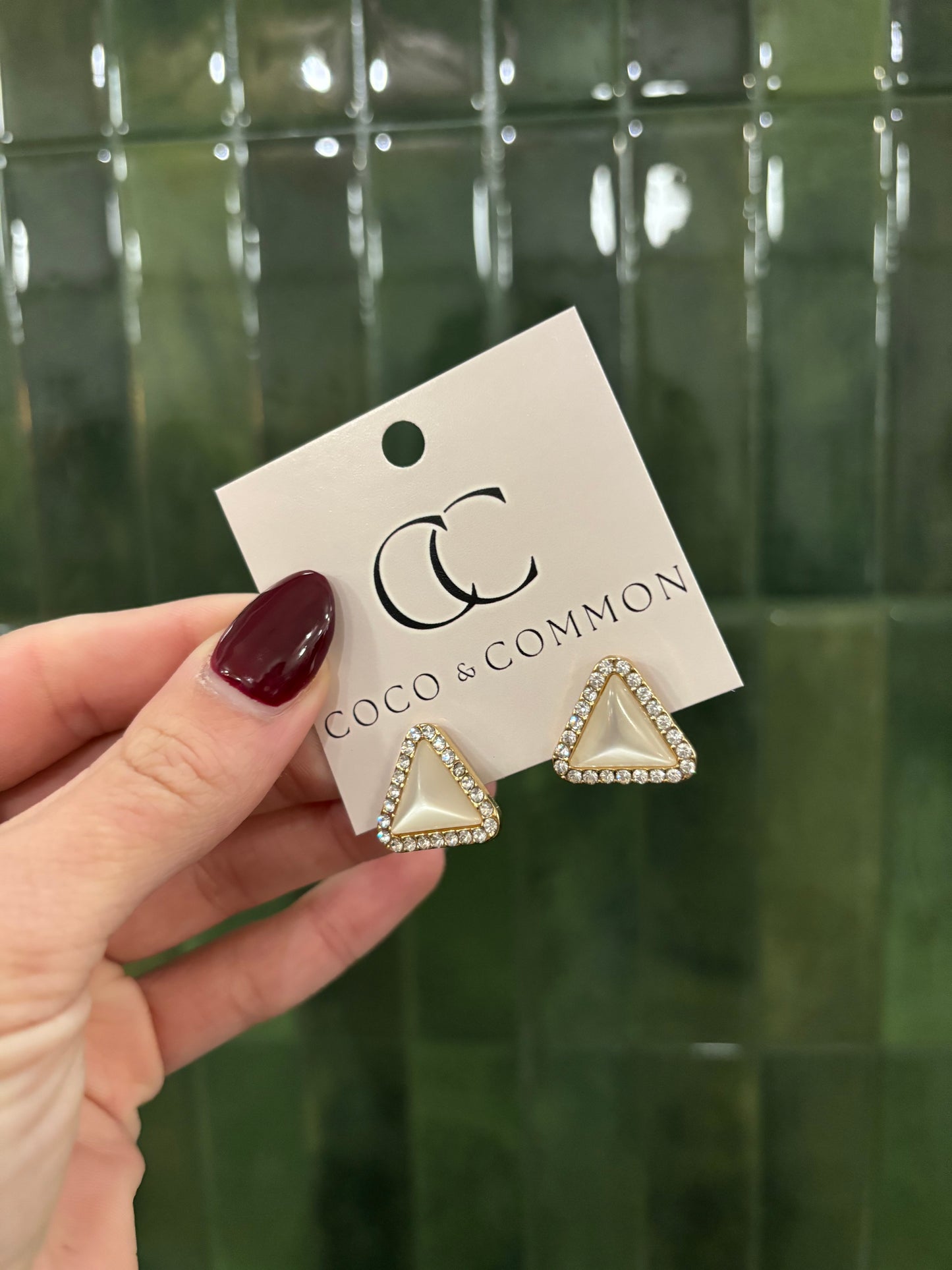 Tina Triangle Earrings