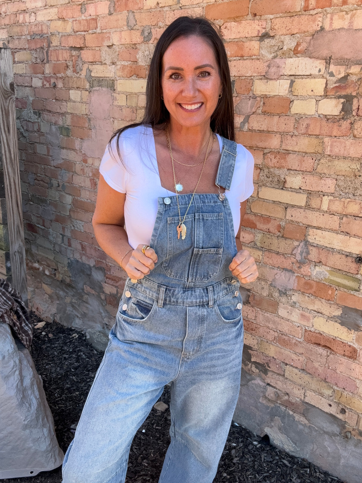 Reese Barrel Overalls