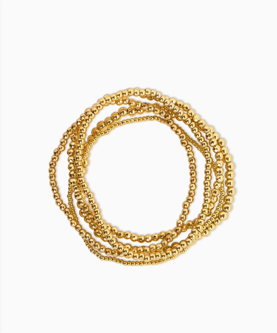 Gold Ball Bead Bracelets