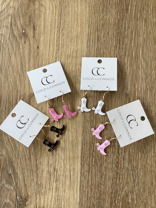 Cowgirl Boots Earrings