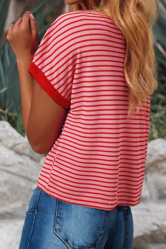 Samantha Stripe Tee
