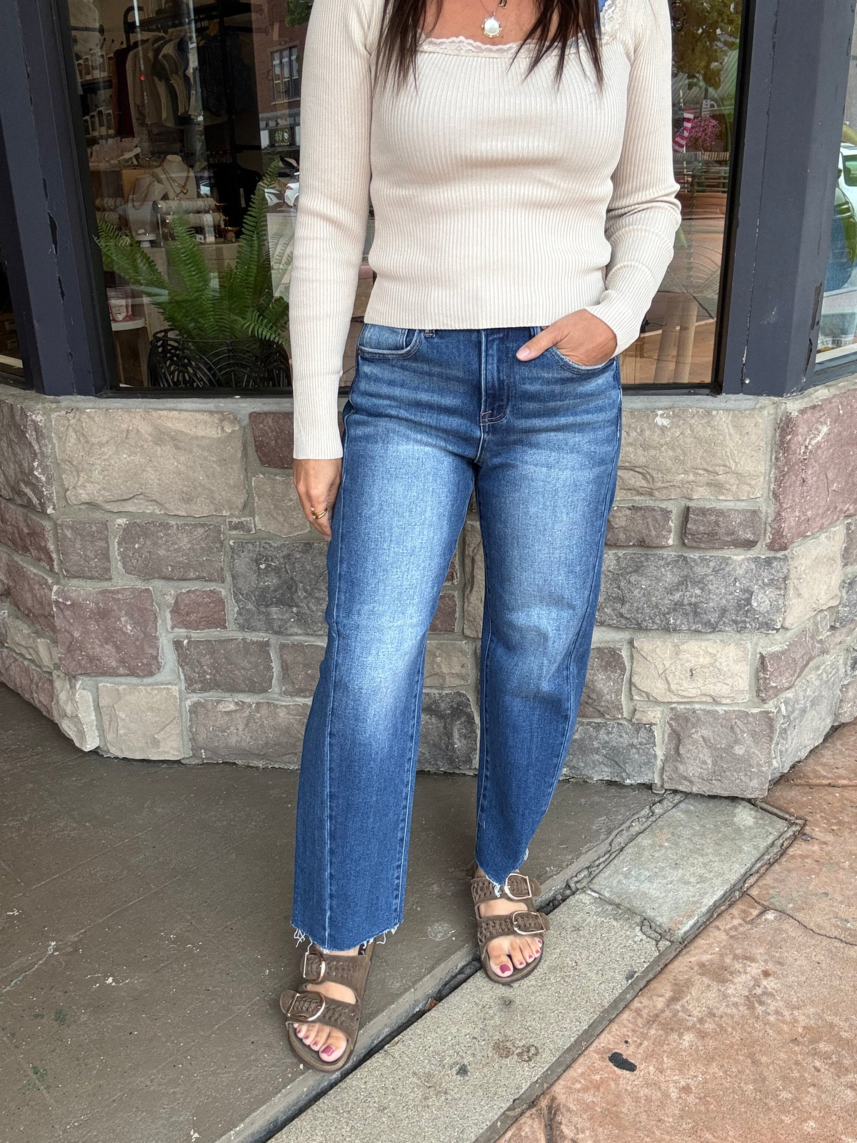 Stevie Barrel Jeans
