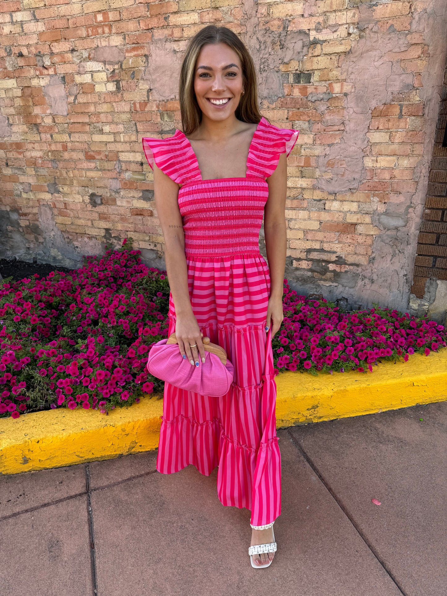 Brielle Striped Maxi Dress