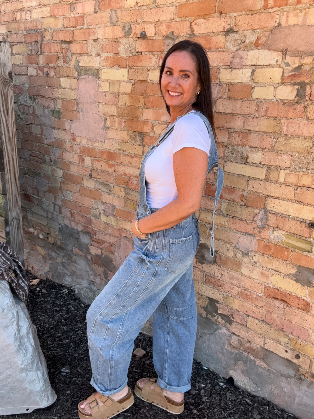Reese Barrel Overalls