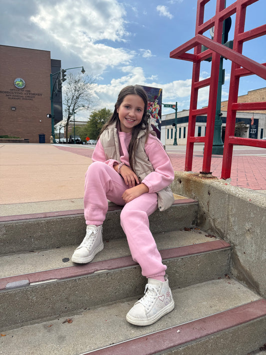 Kids Jogger Set - Pink