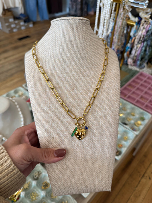 Chic Like A Champion Charm Necklace