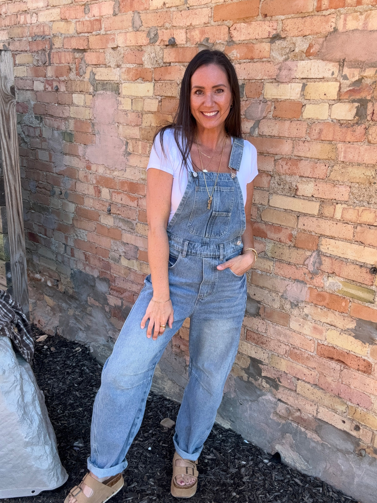 Reese Barrel Overalls