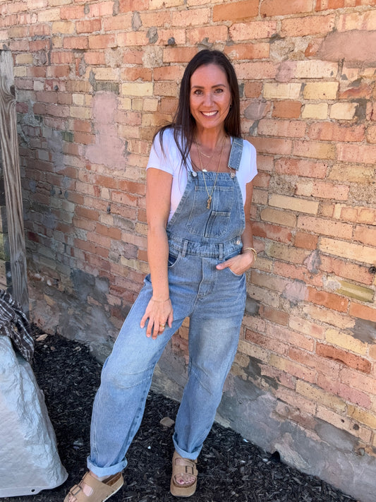 Reese Barrel Overalls