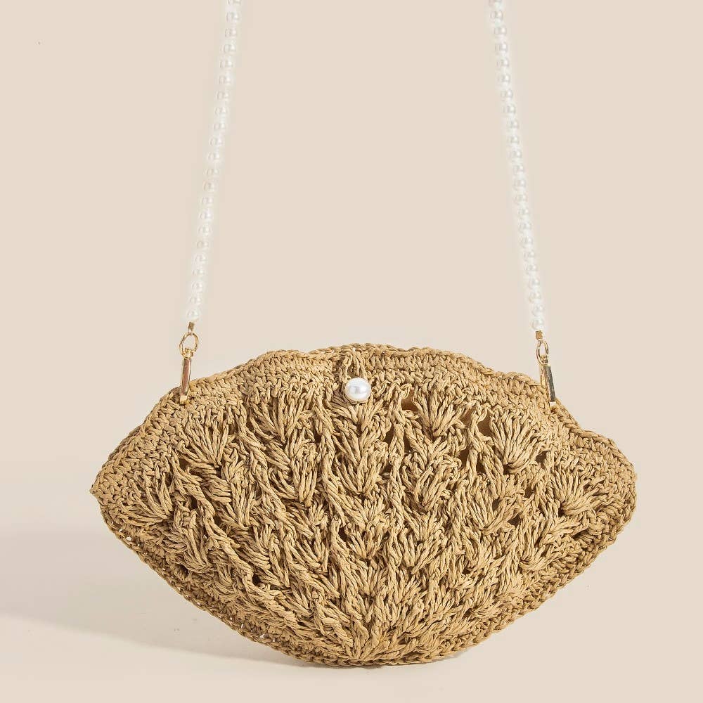 Seashell Sand Straw Bag