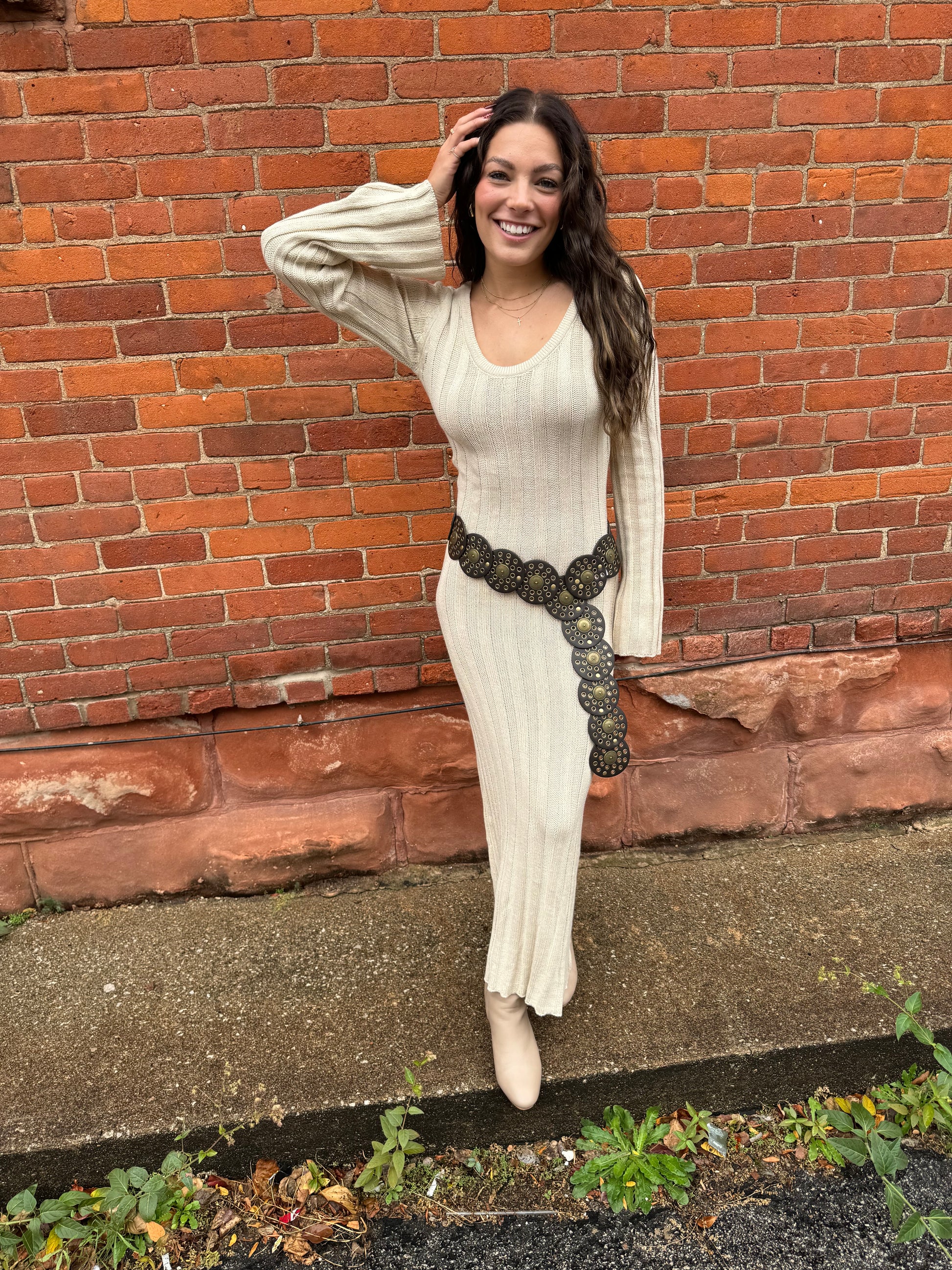 October Skies Sweater Maxi Dress Coco & Common October Skies Sweater Maxi Dress Coco & Common