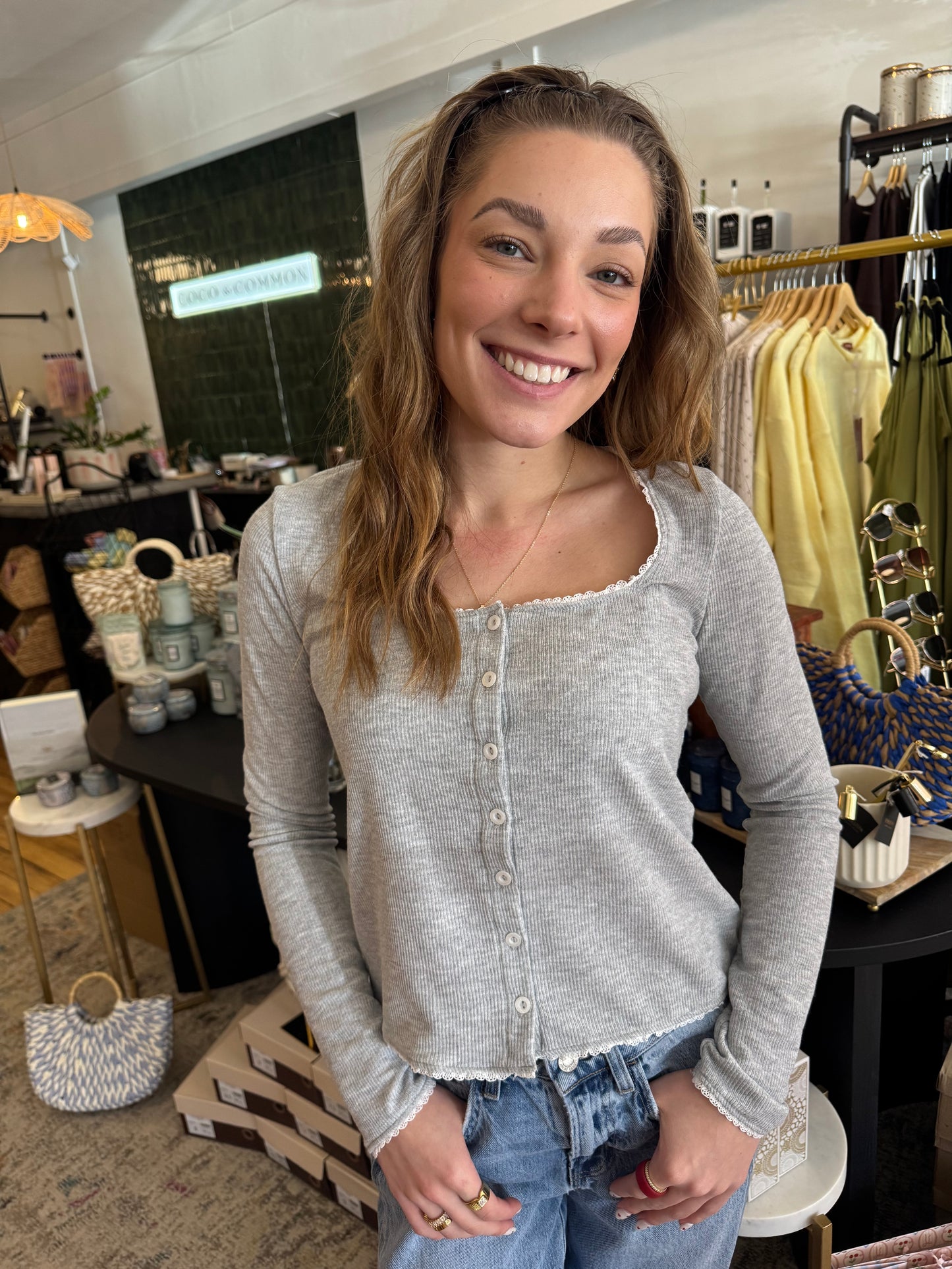 Daybreak Button Top
