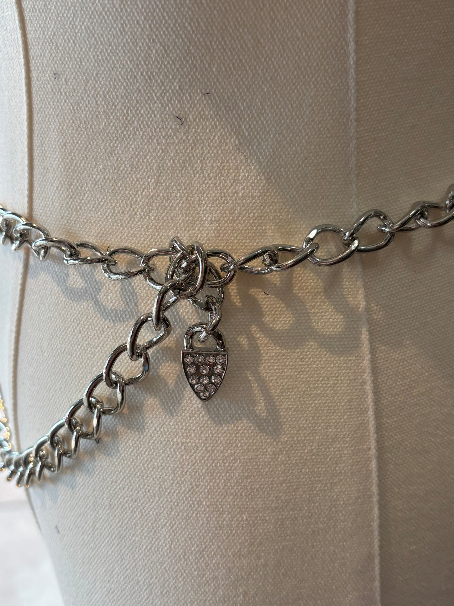 Bling Chain Belt - Silver