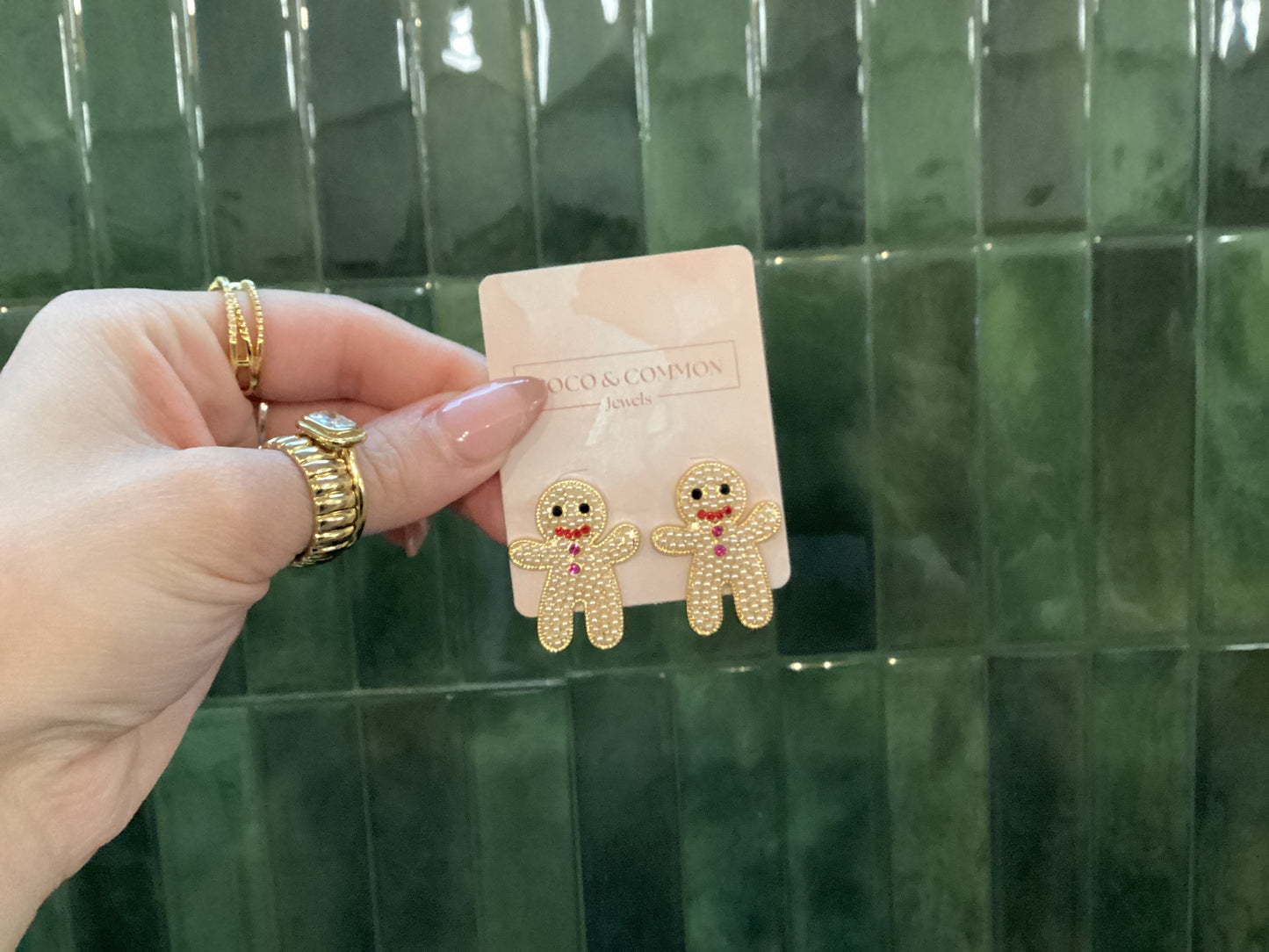 Gingerbread Earrings