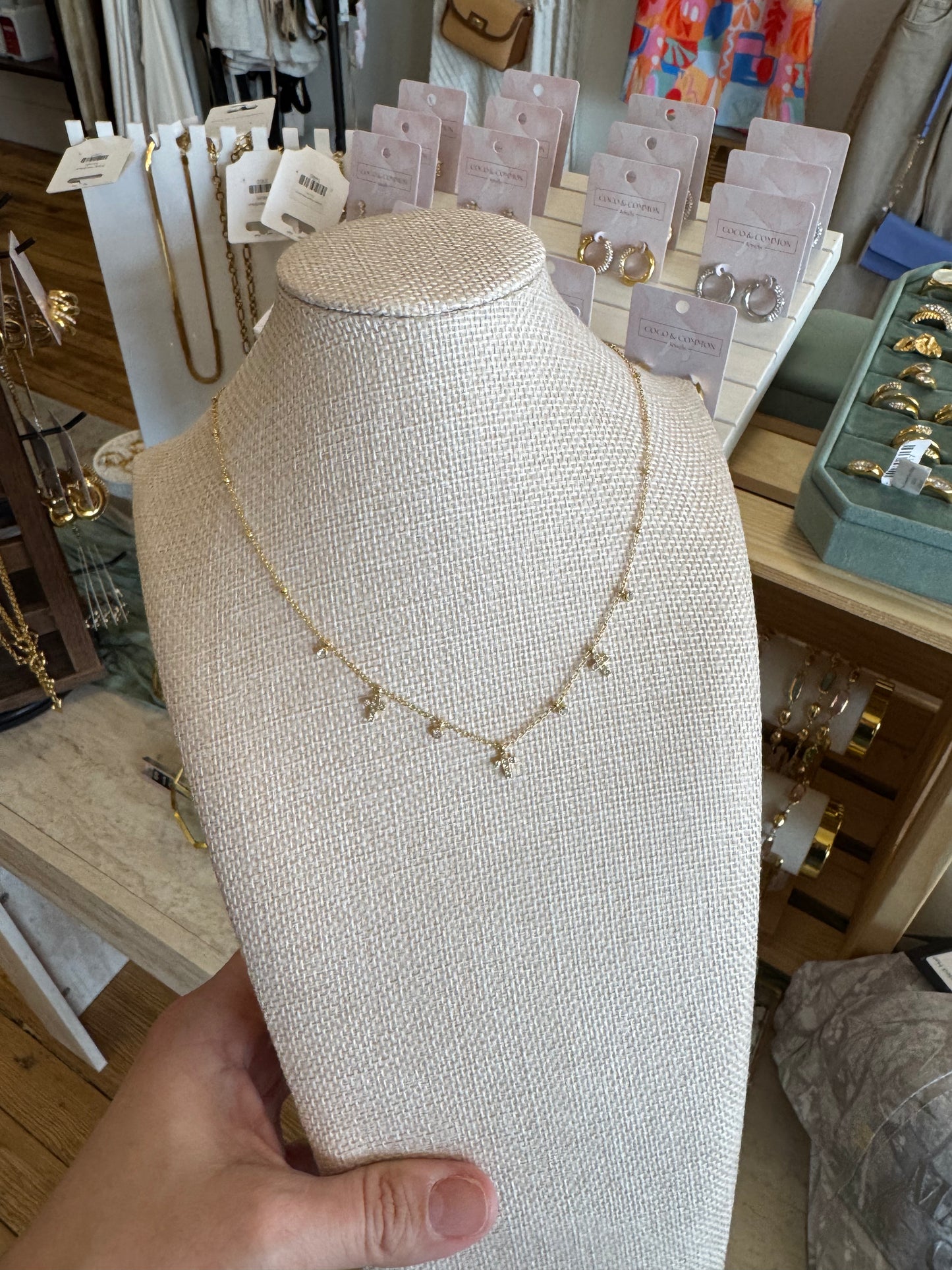 Miriam Whisper Cross Necklace