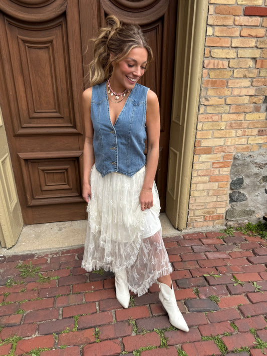 Raelyn Denim Vest