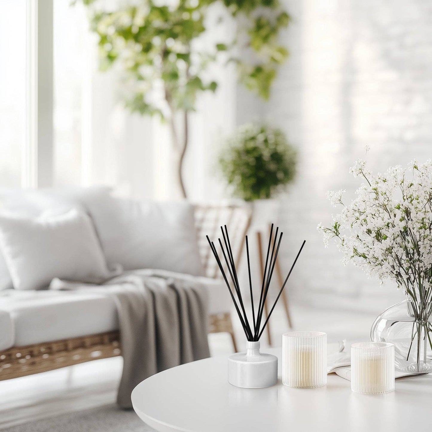 Glistening White Reed Diffuser: Santal / One Way