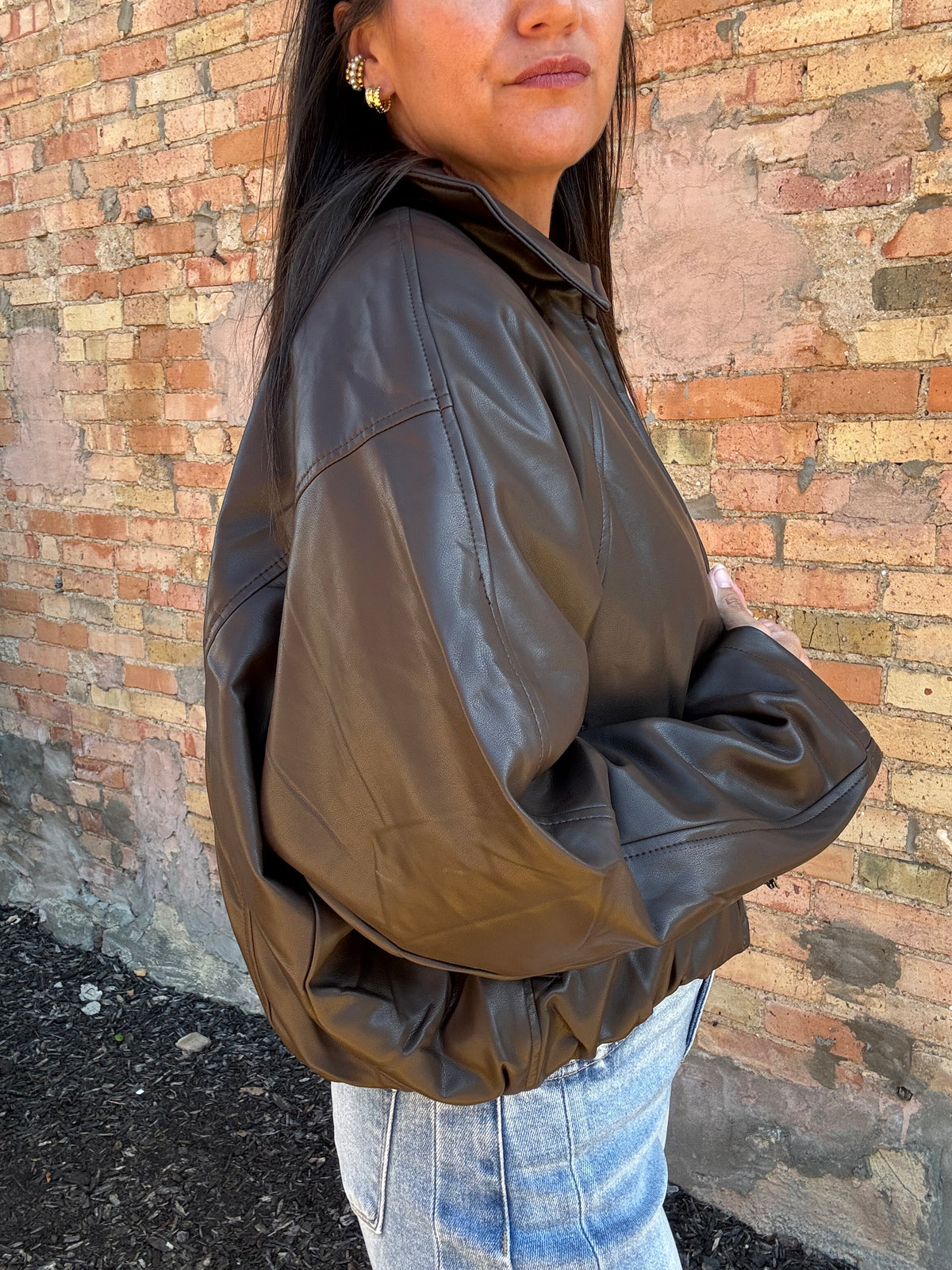 Arden Faux Leather Jacket