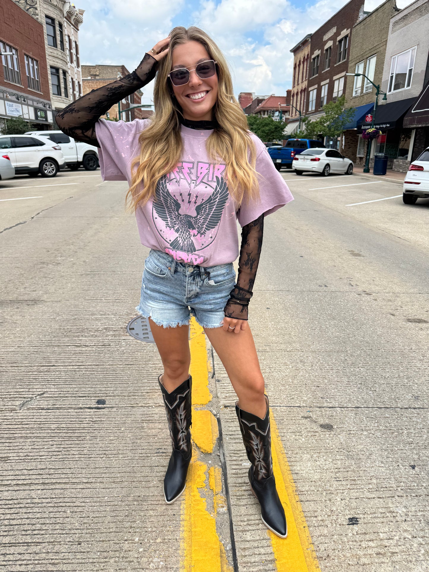 Free Bird America Vintage Graphic Tee