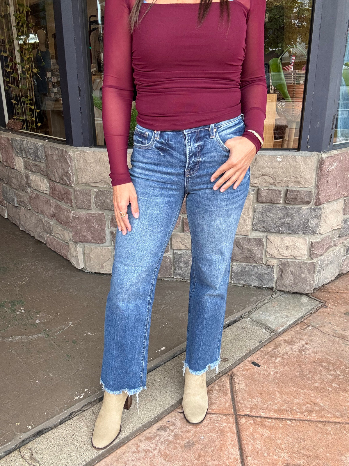 Sloane Frayed Jeans