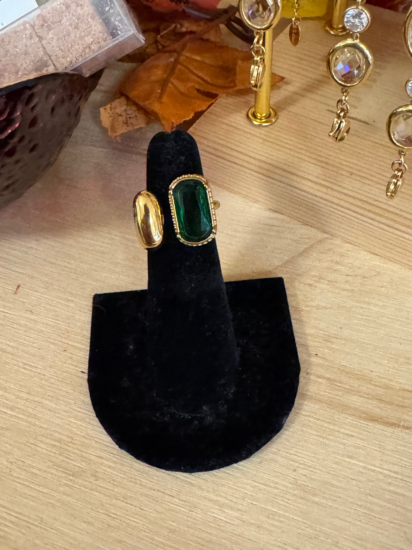 Emerald Divide Ring