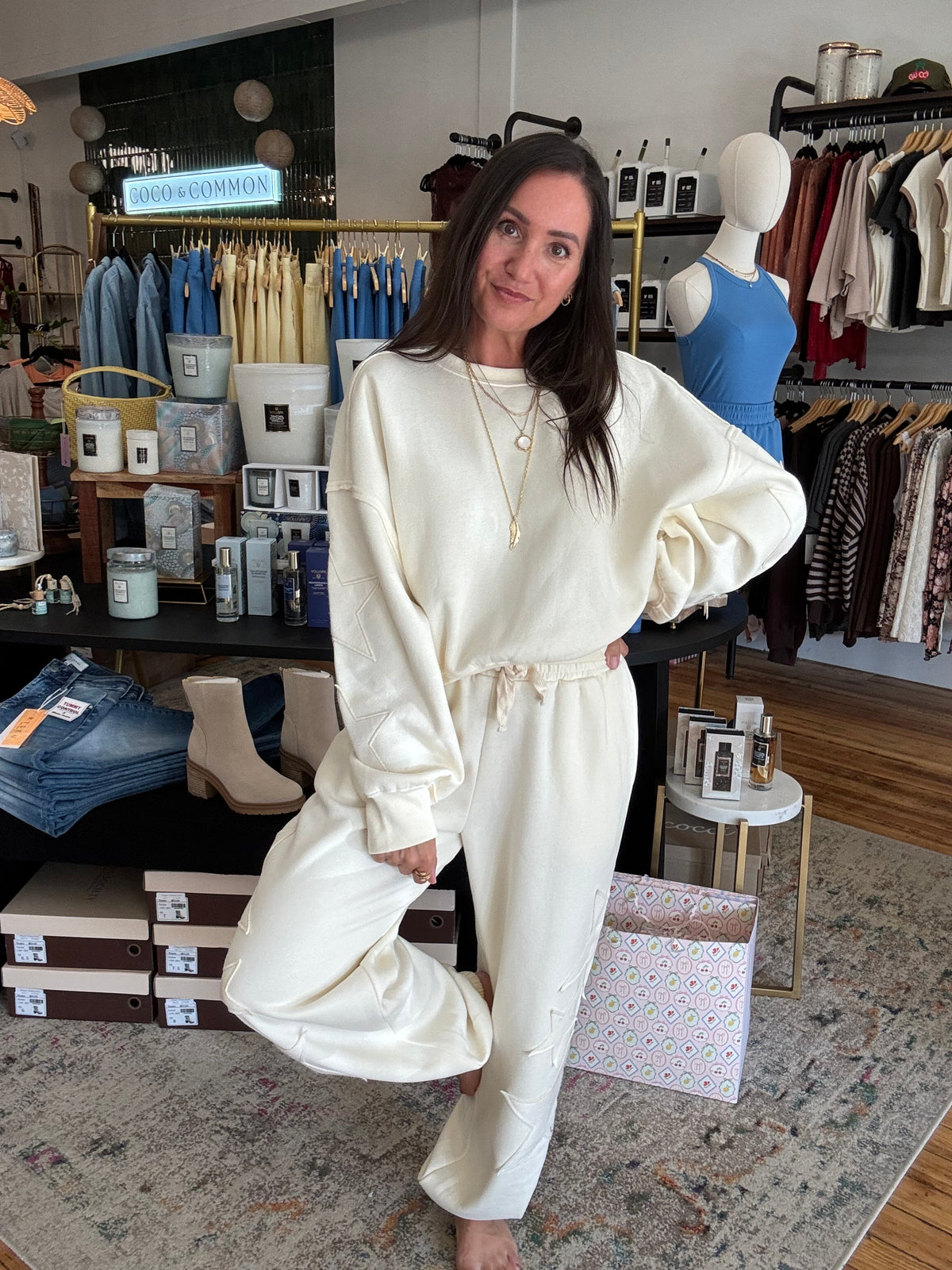 Starstruck Sweatshirt - Cream