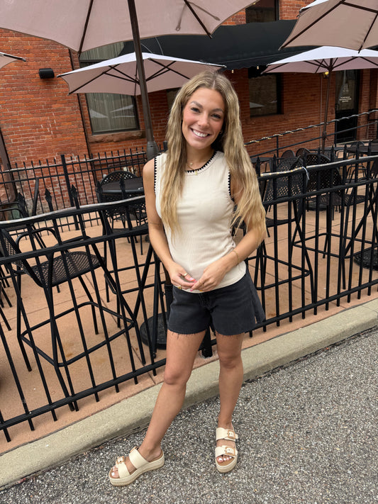Rachel Ribbed Top