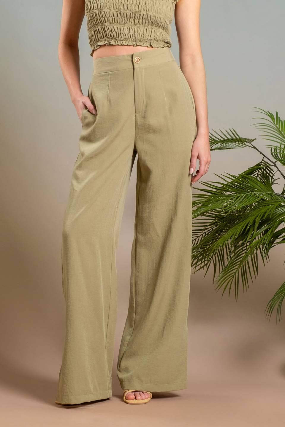 Sagewood Wide-Leg Trouser